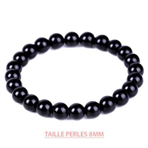 Bracelet-obsidienne-8mm-perles-mala naturelles