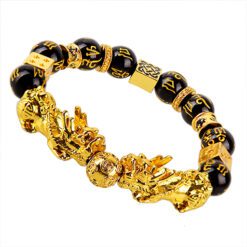 bracelet obsidienne noire feng shui chinois
